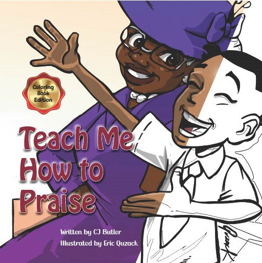 Teach Me How To Praise- Coloring Book